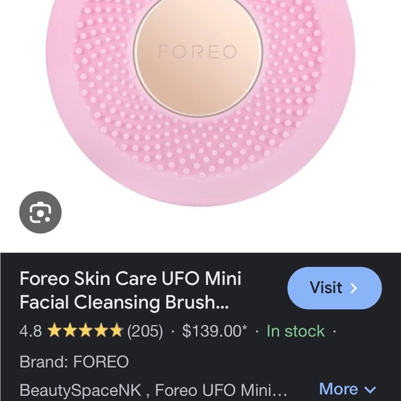 FOREO UFO MINI mask PINK GOLD FACE RED LIGHT - Picture 2 of 8